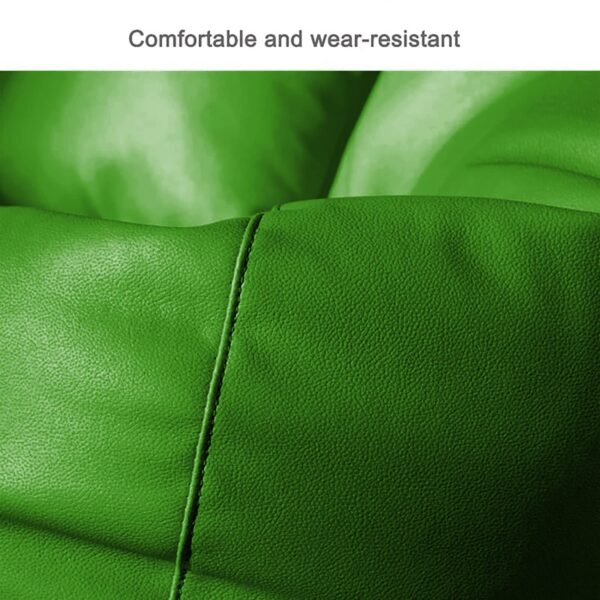 GUNJ 3XL Bean Bag Cover with Footrest & Cushion Without Beans Filling Pack of-3 Pcs(Green) - Image 3