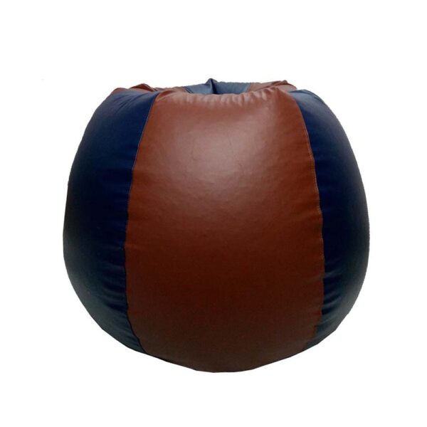 GUNJ XL Tear Drop Bean Bag Cover (Without Beans) (Brown, Navy) - Image 3