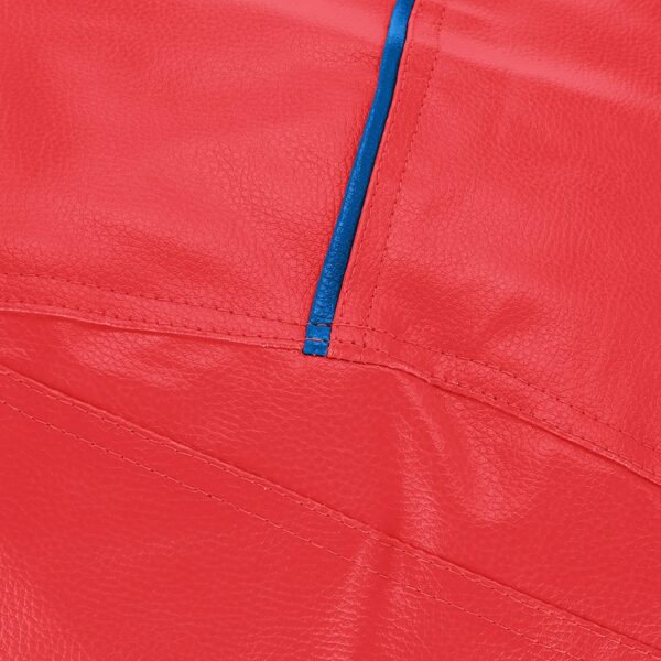 GUNJ 2XL Teardrop Red With Blue Piping Bean Bag Cover (Without Beans) - Image 3