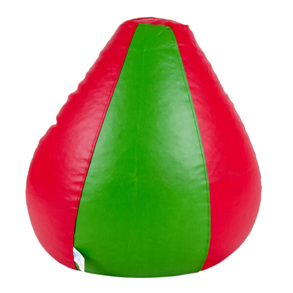 GUNJ 3XL Tear Drop Bean Bag Cover (without Beans) (Pink, Green) - Image 4