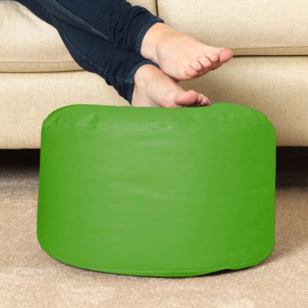 GUNJ 3XL Bean Bag Cover with Footrest & Cushion Without Beans Filling Pack of-3 Pcs(Green) - Image 5
