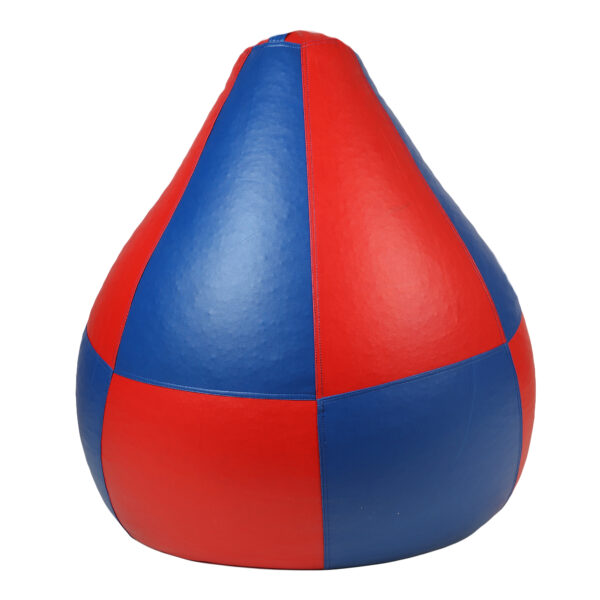 GUNJ XXXL Blue & Red Tear Drop Bean Bag Cover (Without Beans) - Image 5