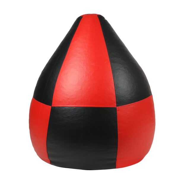 GUNJ XXXL Black & Red Tear Drop Bean Bag Cover (Without Beans) - Image 5