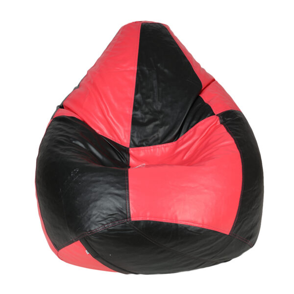 GUNJ XXXL Black & Pink Tear Drop Bean Bag Cover (Without Beans) - Image 2