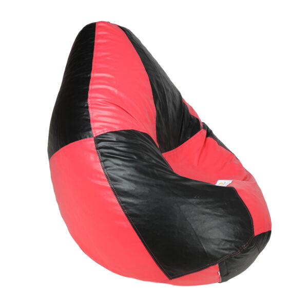 GUNJ XXXL Black & Pink Tear Drop Bean Bag Cover (Without Beans) - Image 4