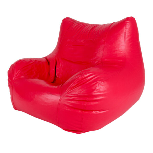 GUNJ Jumbo Arm Chair Bean Bag Cover (Without Beans) (Pink) - Image 3