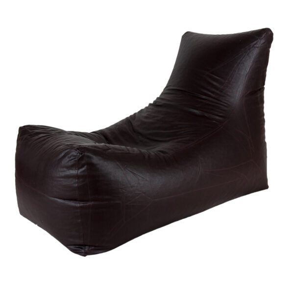 GUNJ Jumbo Lounger Bean Bag Cover (Without Beans) (Brown) - Image 3