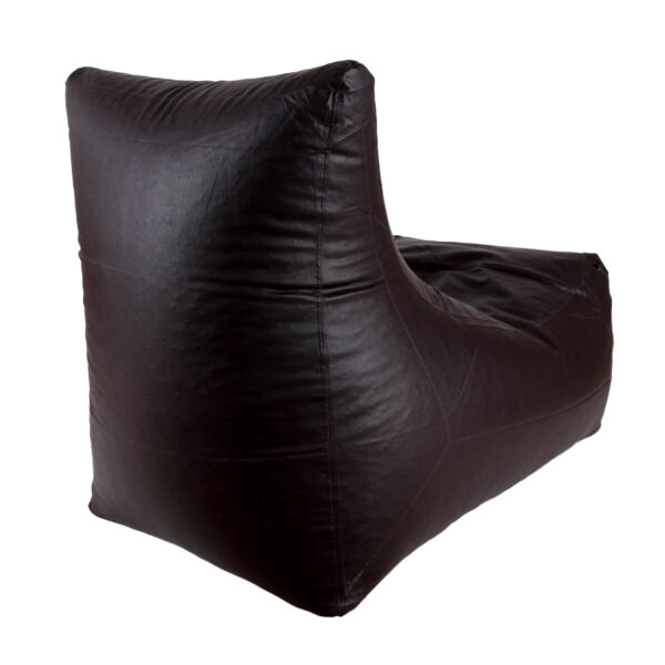 GUNJ Jumbo Lounger Bean Bag Cover (Without Beans) (Brown) - Image 2