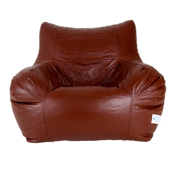 GUNJ Jumbo Arm Chair Bean Bag Cover (Without Beans) (Tan) - Image 2