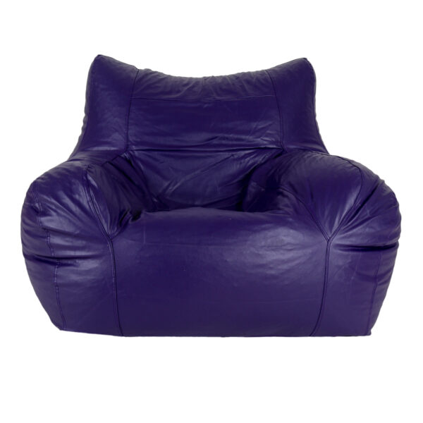 GUNJ Jumbo Arm Chair Bean Bag Cover (Without Beans) (Purple) - Image 2