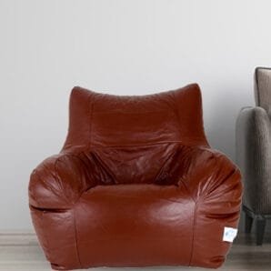 GUNJ Jumbo Arm Chair Bean Bag Cover (Without Beans) (Tan)