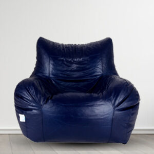GUNJ Jumbo Arm Chair Bean Bag Cover (Without Beans) (Navy)