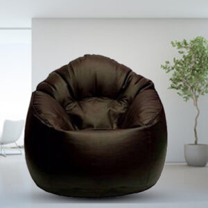 GUNJ Jumbo Sofa Mudhha Bean Bag Cover Without Beans (Brown)