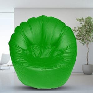 GUNJ Jumbo Sofa Mudhha Bean Bag Cover Without Beans (Green)