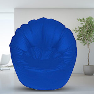 GUNJ Jumbo Sofa Mudhha Bean Bag Cover Without Beans (Blue)