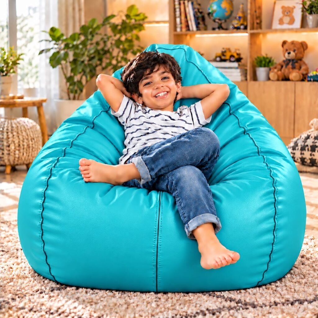 Aqua Blue Kids Bean Bag Cover Wholesale | Bulk B2B Order | BeanKarts