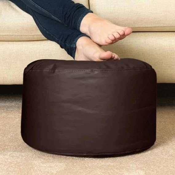 Premium Brown Bean Bag Cover 3 Piece Set – Cover, Stool & Cushion | 2XL, 3XL & 4XL - Image 4
